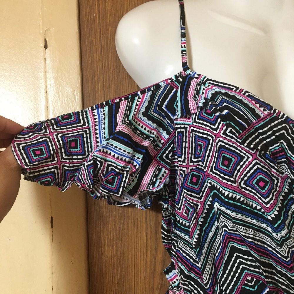 Colorful Geometric Pattern Dress - Picture 3 of 8